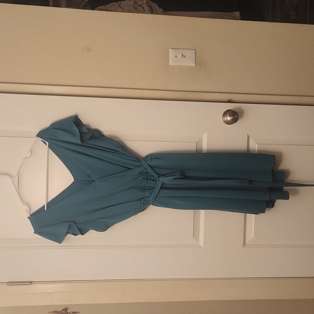 Ava + Viv blue green size 1X dress